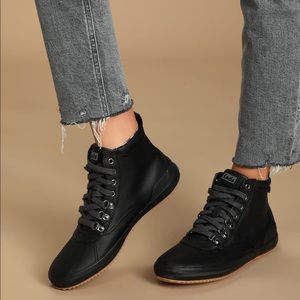 🆕 Keds Scout Black Lace Up Ankle Boots